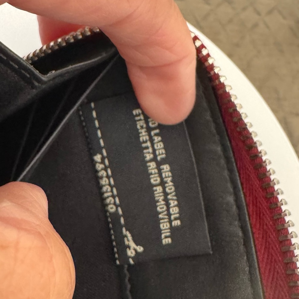 Fendi Monster Eyes Zip Around Wallet - Red - Picture 17 of 17